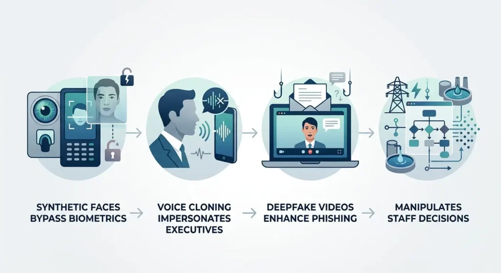 Cybersecurity Risks Linked to Deepfake Attacks